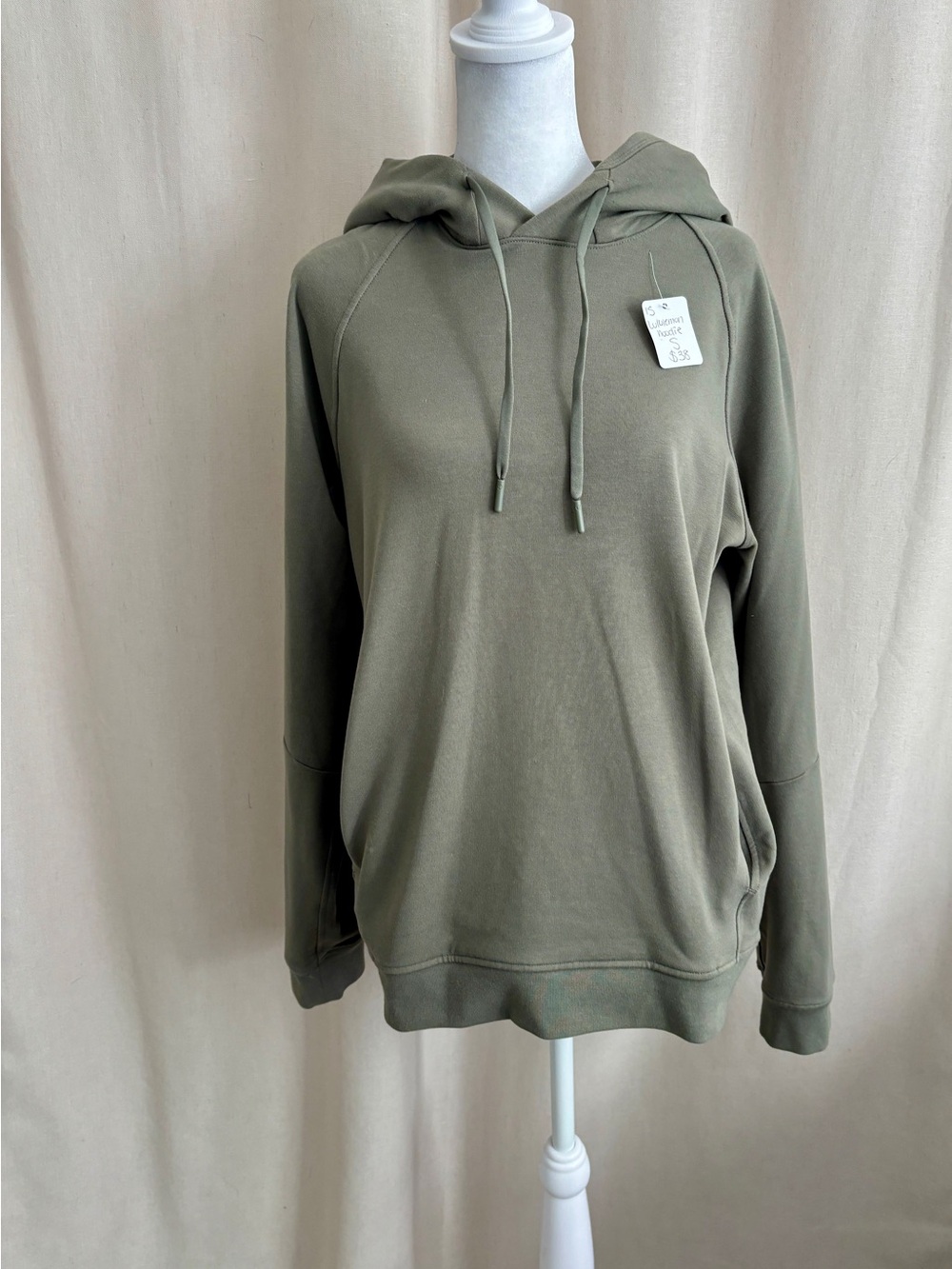 Lululemon Olive Hoodie — Size S